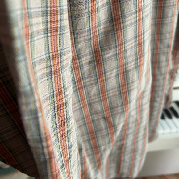 Levi's Tan and Orange Plaid Casual Shirt XL - Picture 12 of 16